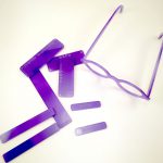 Material para la aplicación de la técnica "Gafas Violeta"
